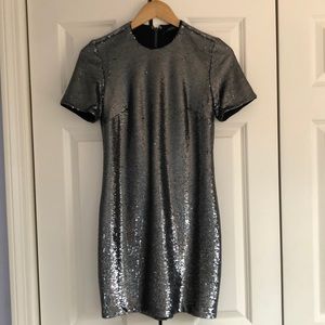Ralph Lauren silver sequin dress